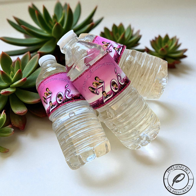 Etiquette Bouteille Eau